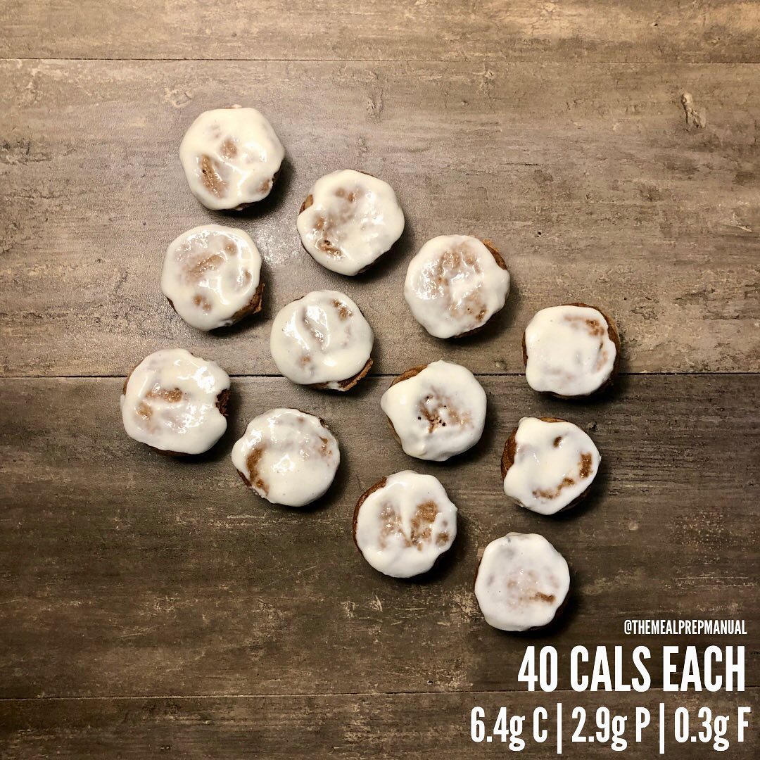 Cinnamon Roll Flavored Oat Bites. I can’t call this a cinnamon roll because it’s…